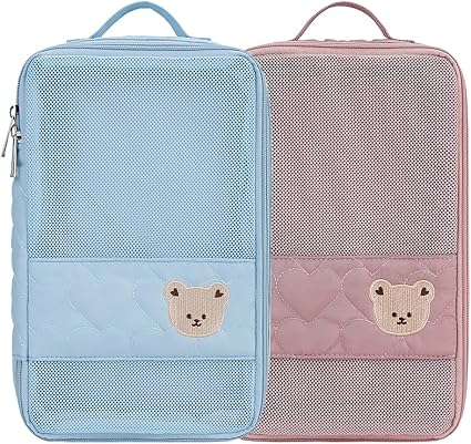 Baby Diaper Organizer - 2 Pack Waterproof Pouches