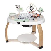 5-in-1 Here I Grow Stationary Activity Center – Black & White Décor Collection