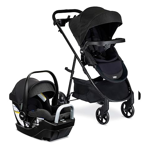 Willow Brook S+ Baby Travel System, Infant Car Seat and Stroller Combo with Alpine Base