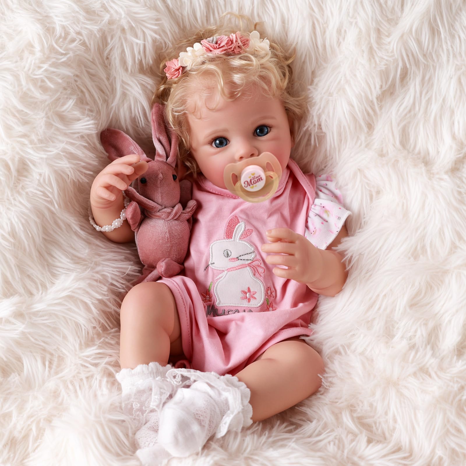Reborn Baby Dolls Bettie - 17 Inch Soft Body Realistic Baby Doll Girl Lovely