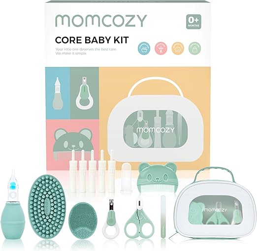 Glow Baby Kit, Baby Shower & Registry Essential Kit for Grooming & Cleansing Care