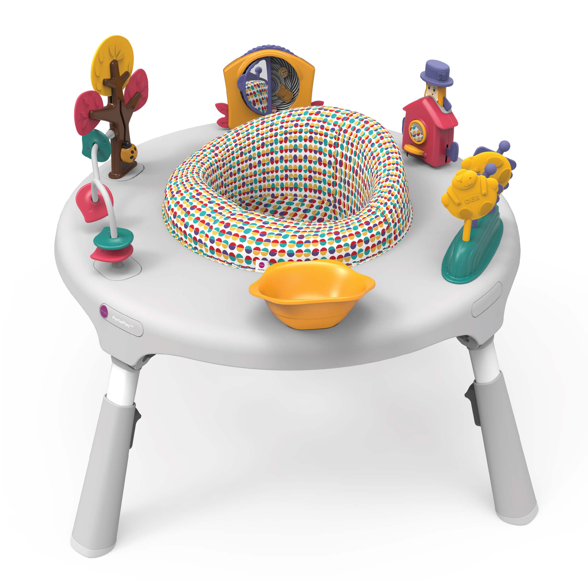 PortaPlay 2-in-1 Baby Activity Center & Play Table| 5 Months+ | Convertible