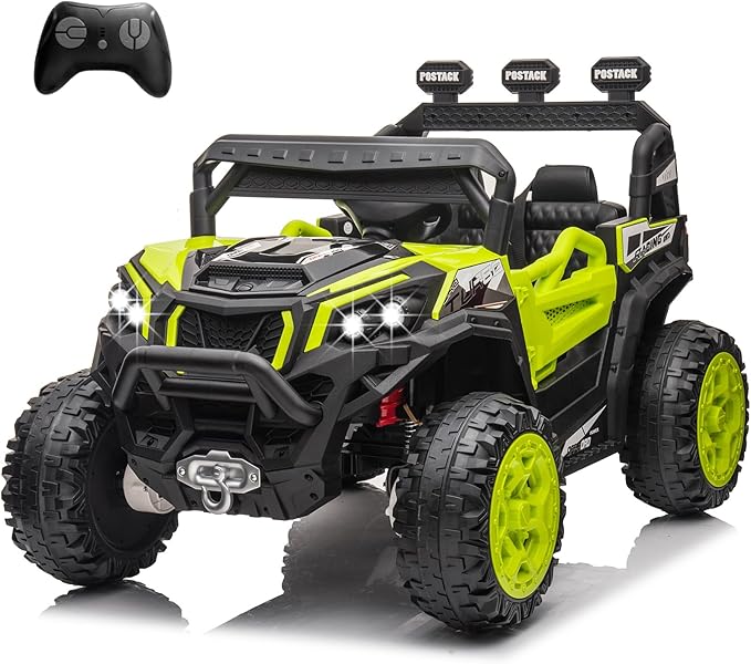 4x4 Kids Ride On Car with Remote Control, 24V Battery Powered