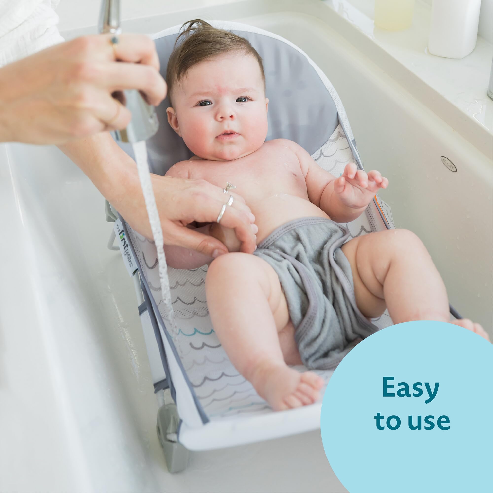 Folding Baby Bath Seat for Sink and Tub