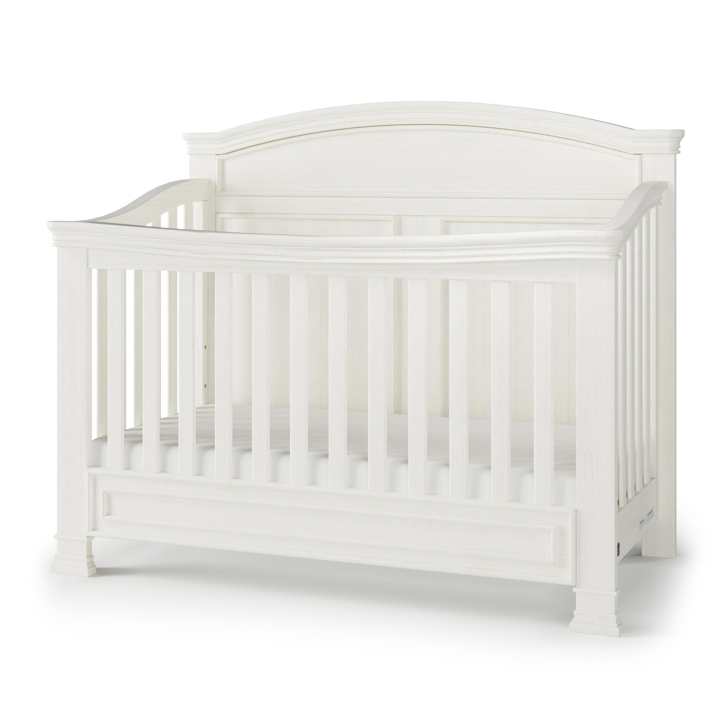 4-in-1 Convertible Crib with Adjustable Mattress