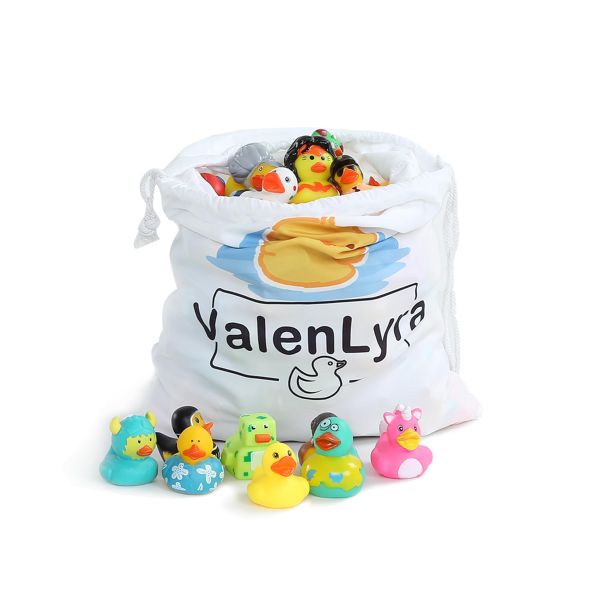 100 Pack Rubber Duck for Jeeps Ducking - 2" Bulk Floater Duck