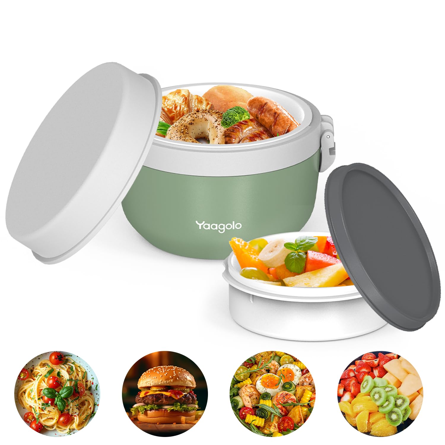 Thermo for Hot Food 28oz, Vacuum Insulated Food Container for Adults
