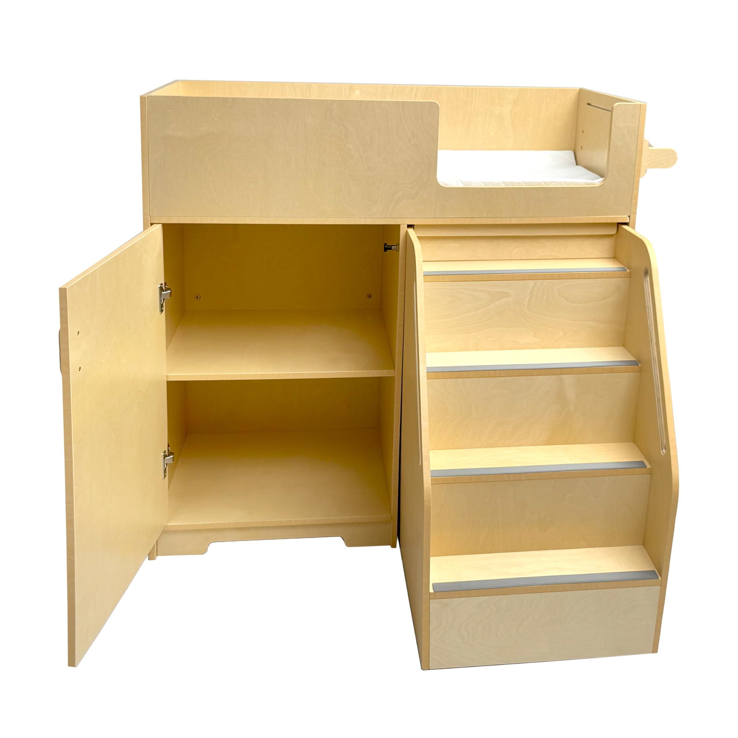 Portable Baby Changing Table with Stairs on Wheels