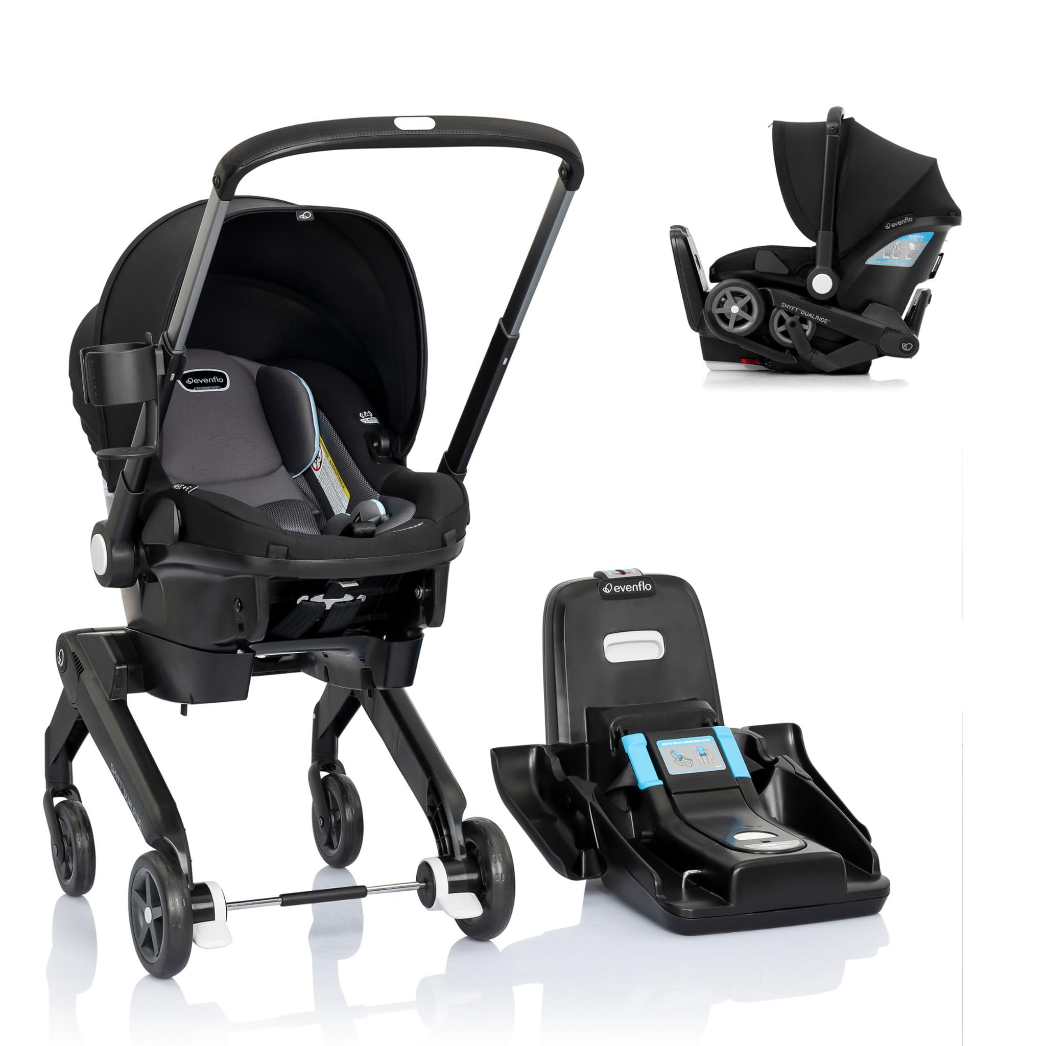 DualRide Infant Car Seat and Stroller Combo (Bryson Blue)