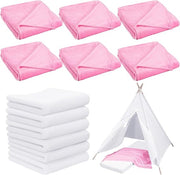 Sleepover Party Bedding Set with Throw Blankets and Air Mattress Covers