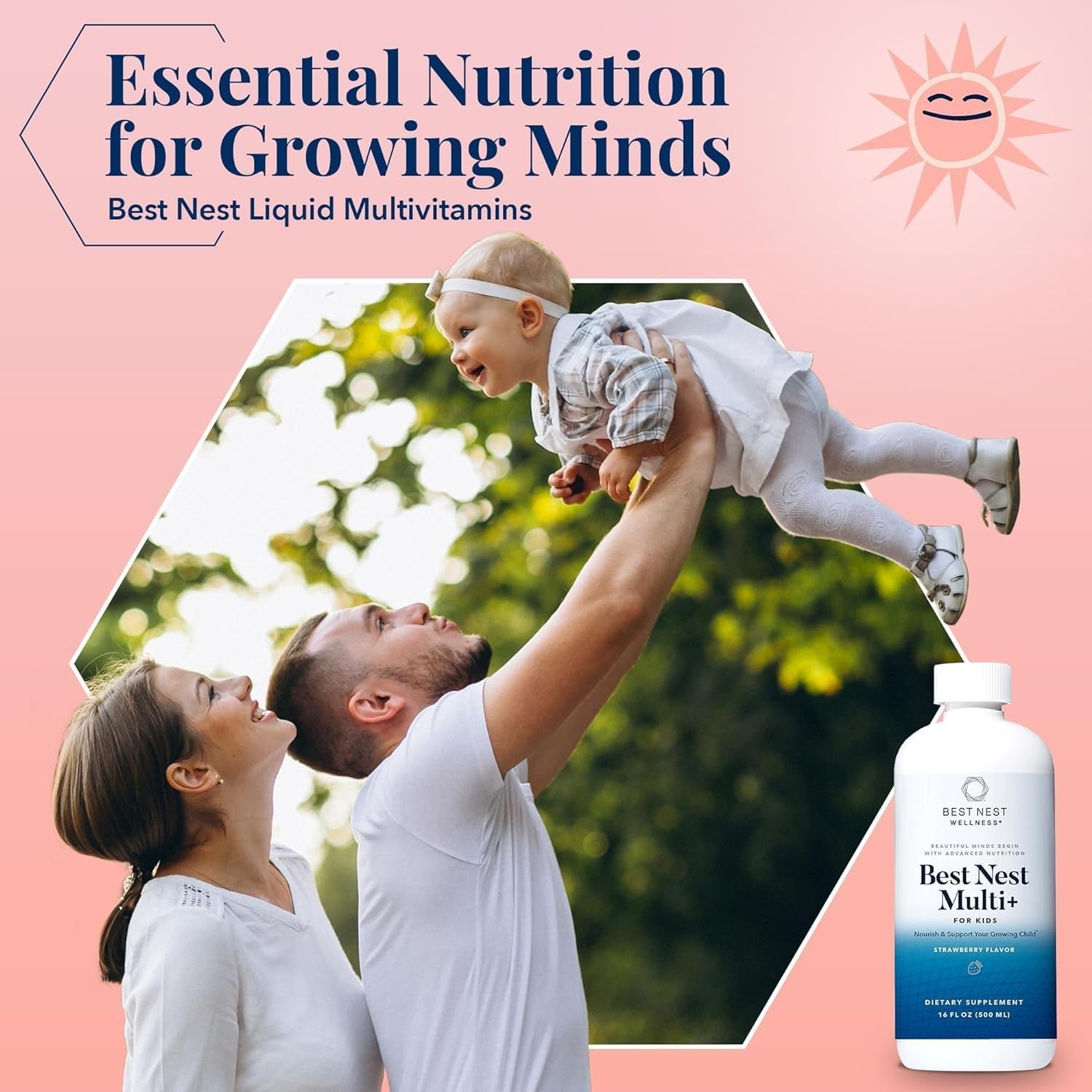 Kids Liquid Multivitamin: Methylated Vitamins, Whole Food
