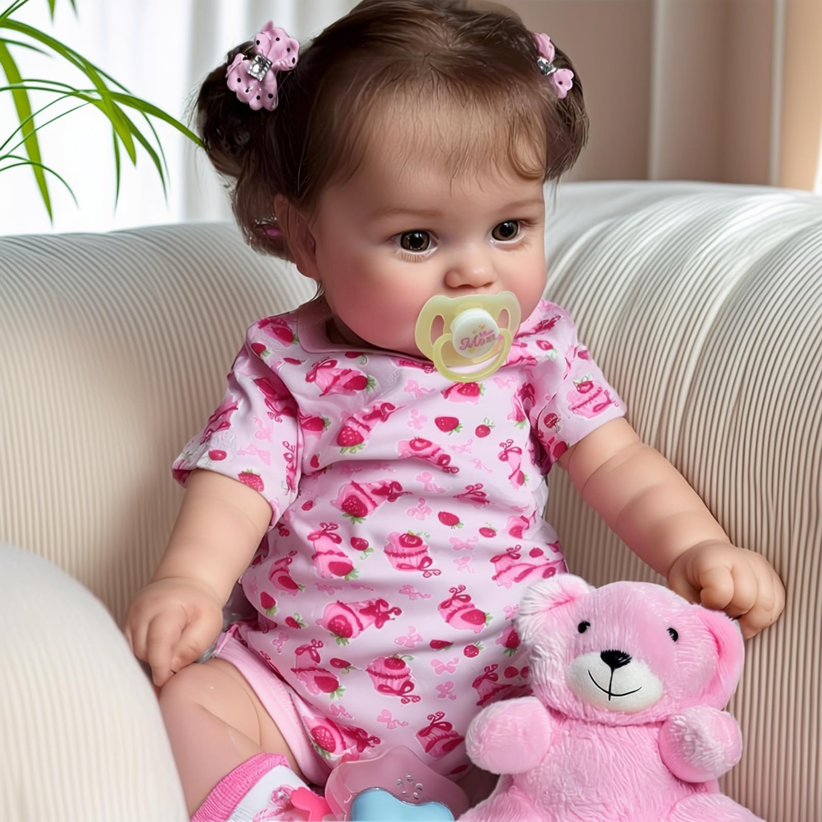 Lifelike Reborn Baby Dolls - 20Inch-Real Baby Feeling Realistic-Newborn Baby Doll