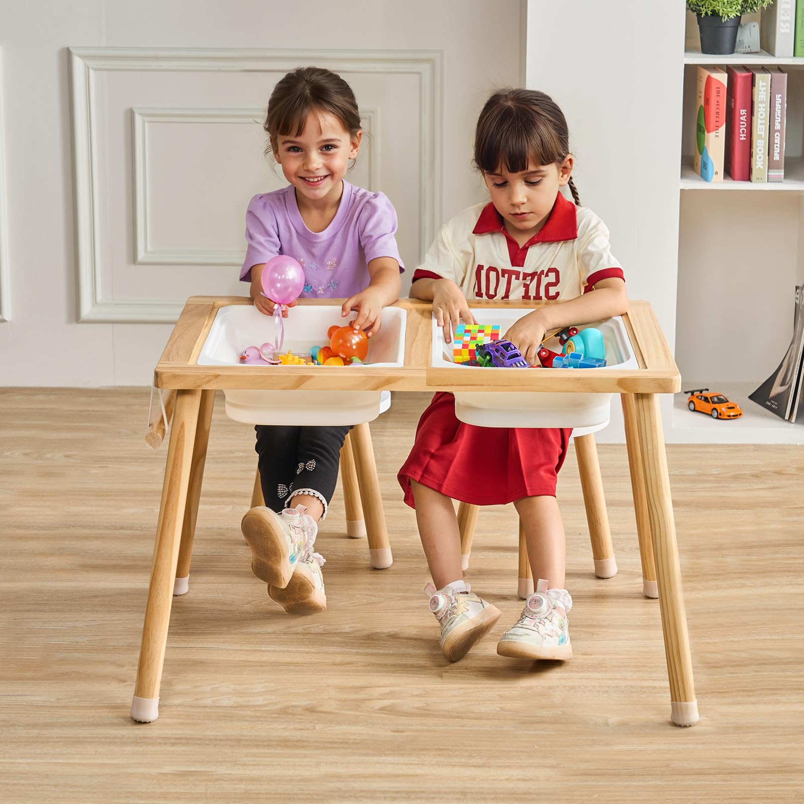 Sensory Table and Chairs Set for Toddlers