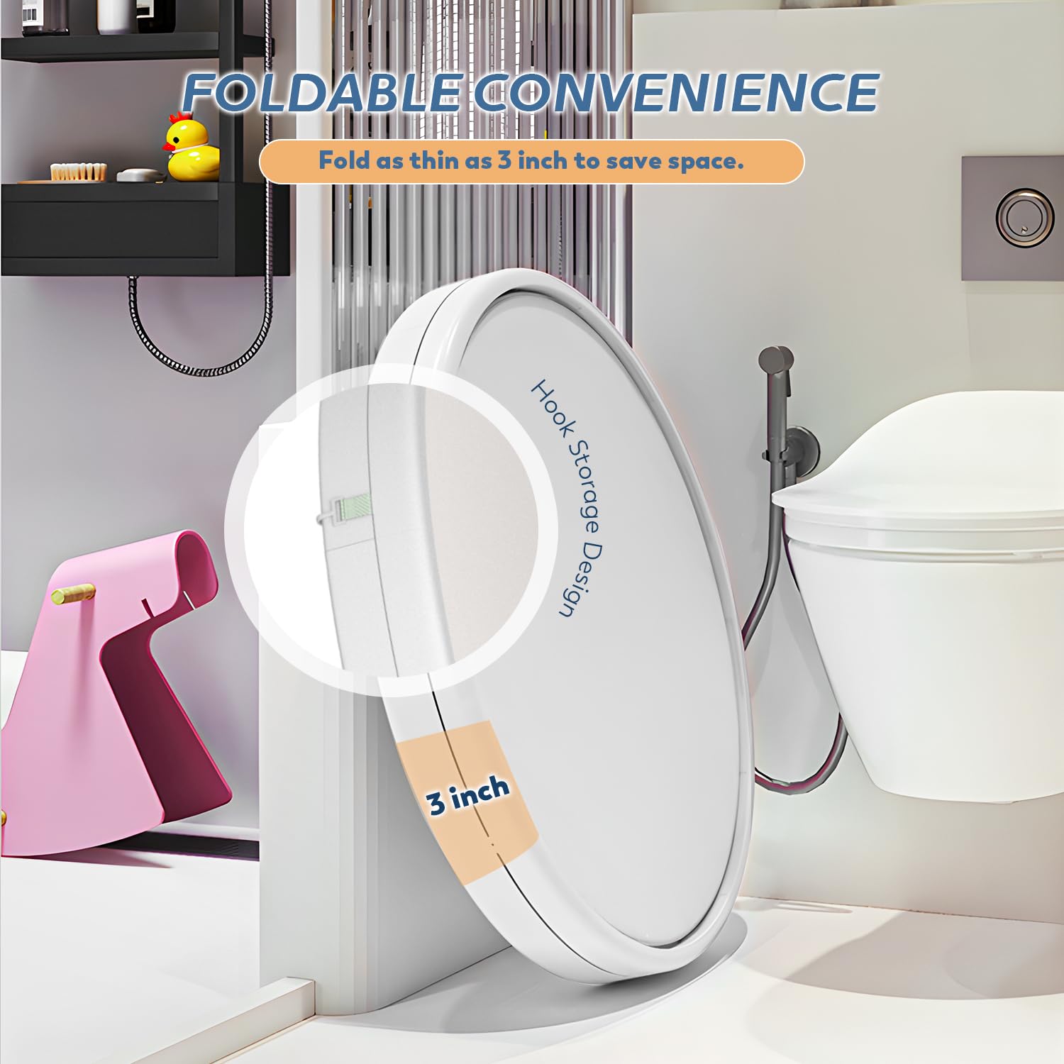 Portable Folding Bathtub with Thermal Cover
