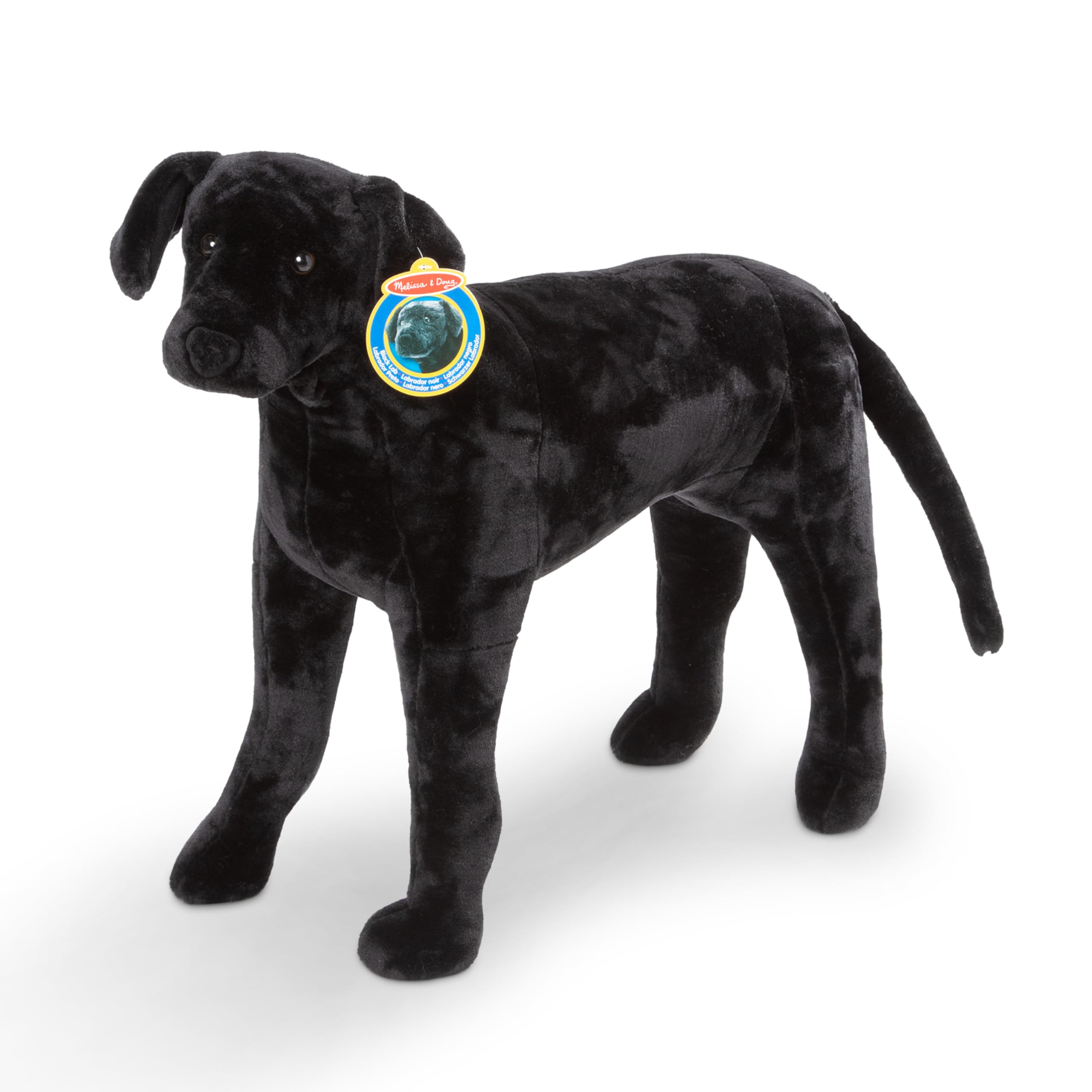 Giant Black Lab - Lifelike Stuffed Animal Dog (over 2 feet tall)