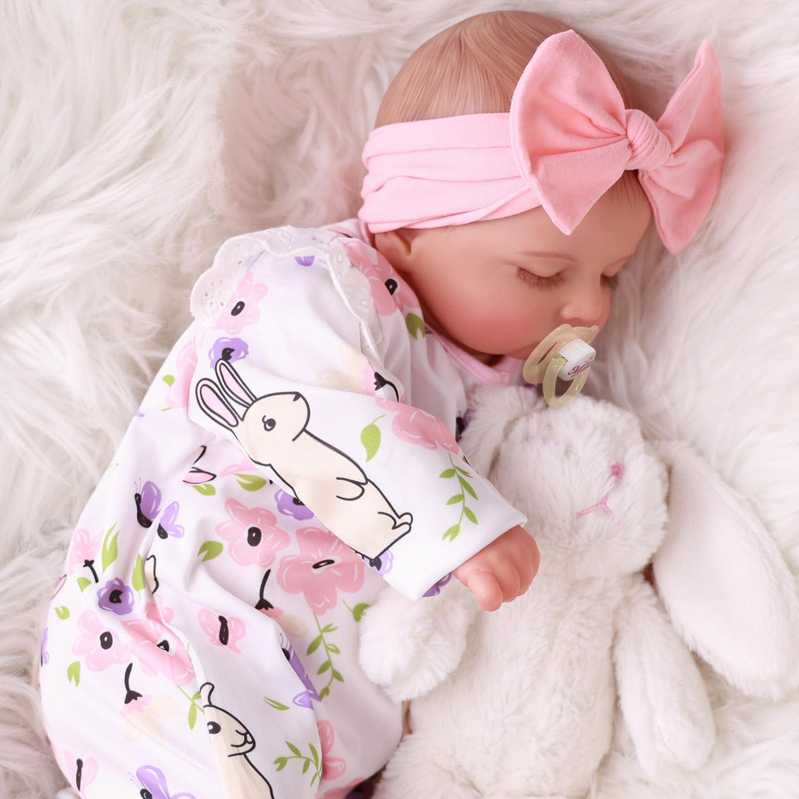 Lifelike Reborn Baby Dolls Girl - 20 Inch Realistic Newborn Baby Dolls with Poseable Body