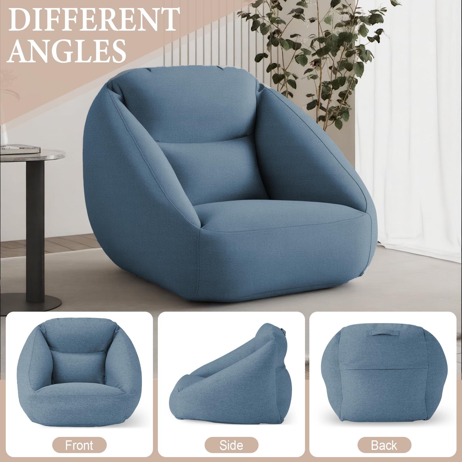 Inflatable Lounge Chair with 5-Zone Air Chambers