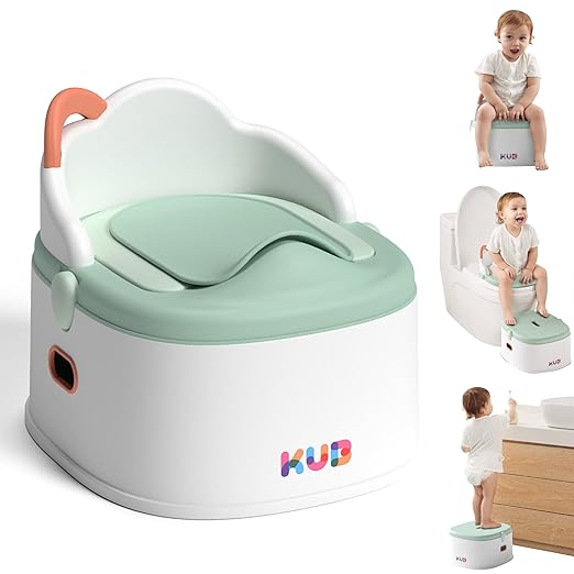 1 Potty Training Toilet (Chair, Seat, Step Stool) - 9 CM Splash