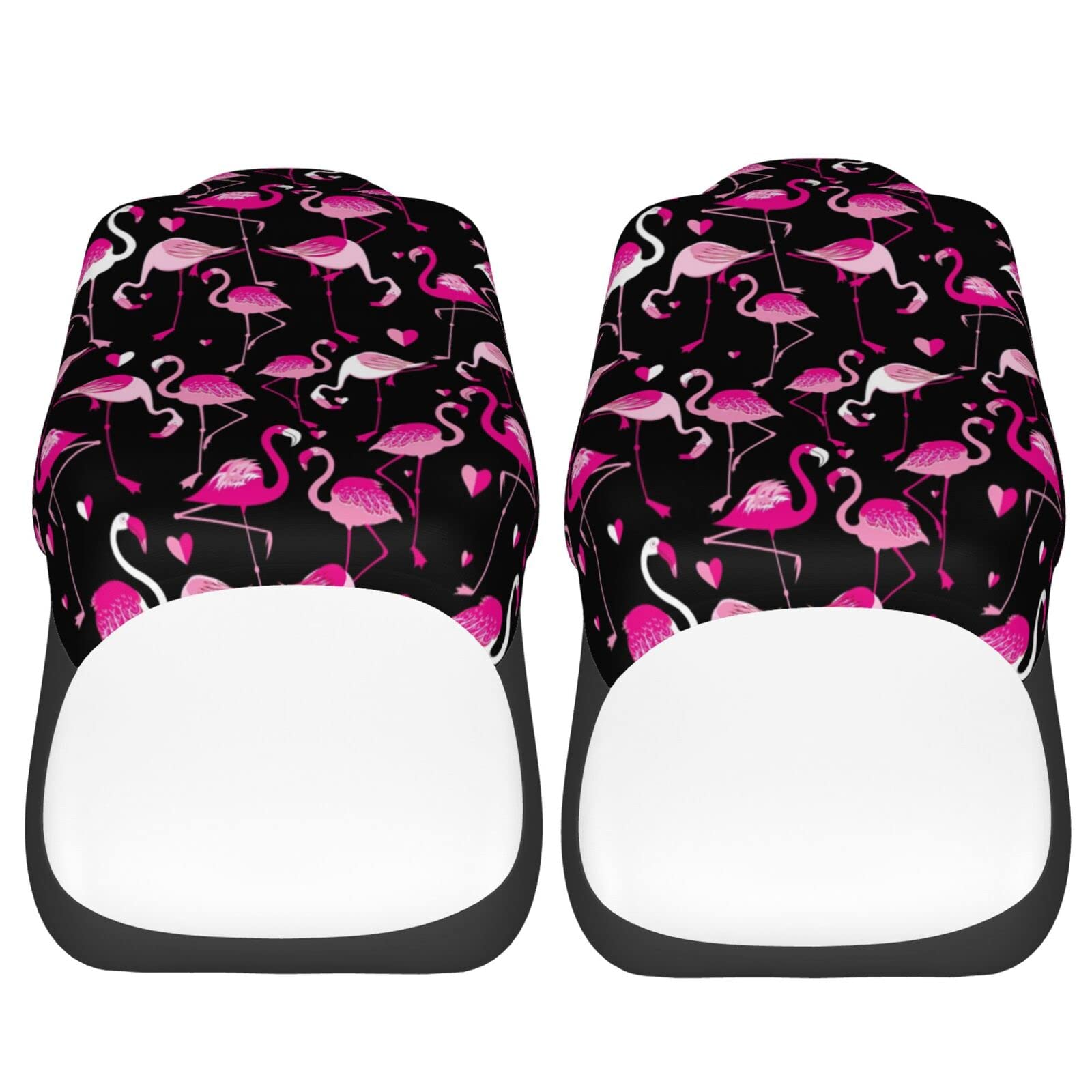 Pink Flamingo Animal Car Seat Covers for Women Girls, 2 Pcs Universal Fit Front Auto
