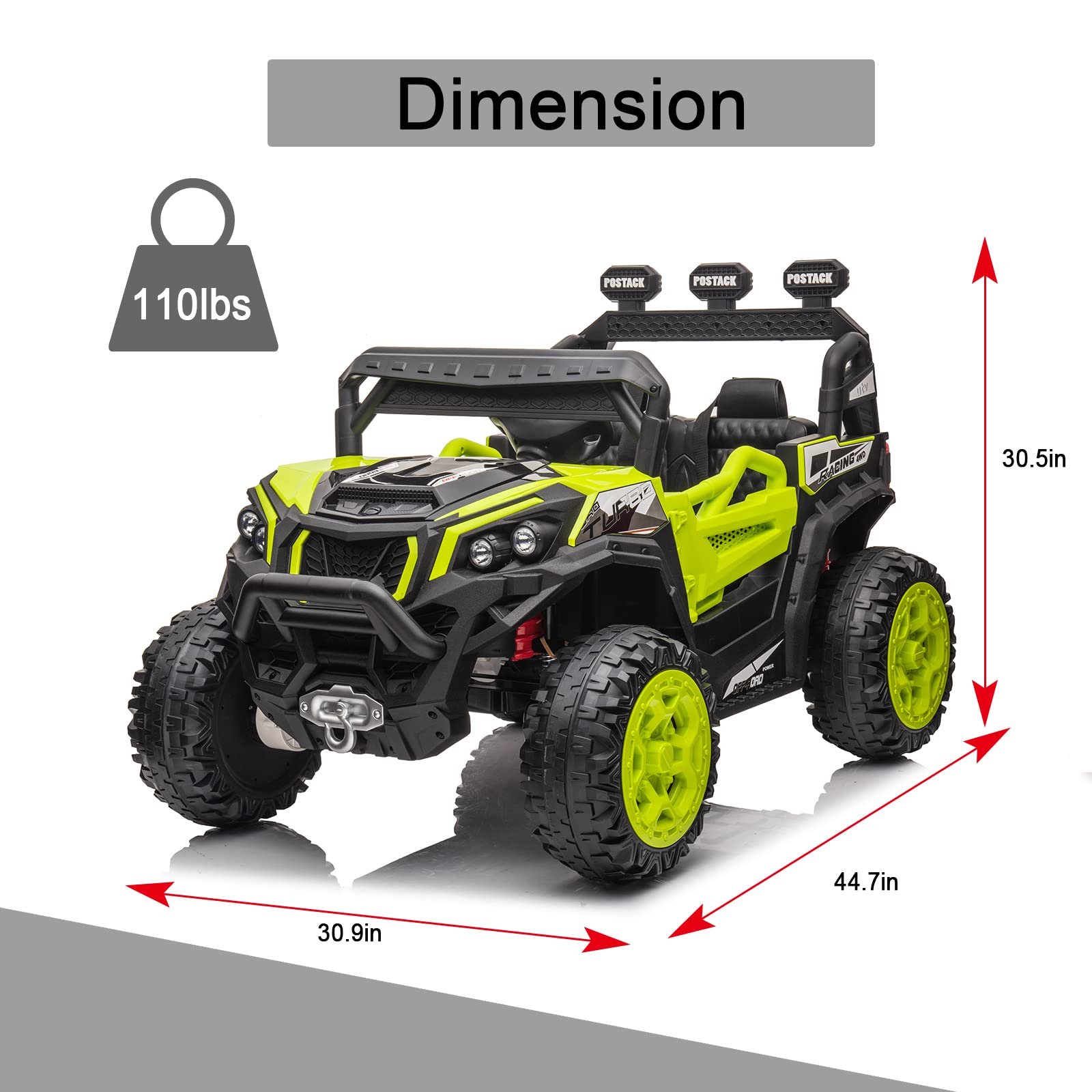 24V Electric Ride On Car for Kids Ages 4-8