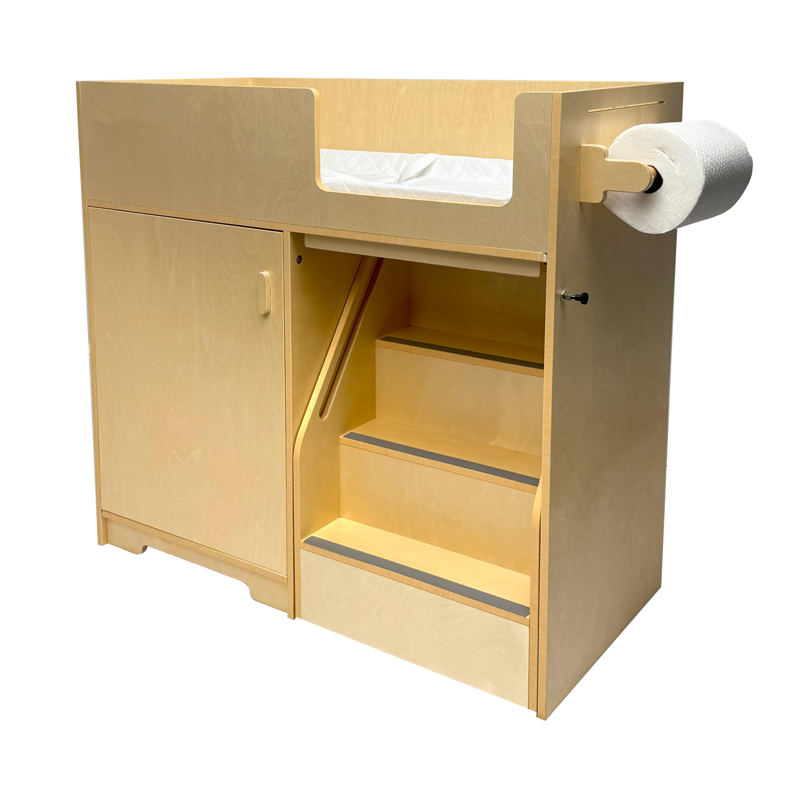 Portable Baby Changing Table with Stairs on Wheels