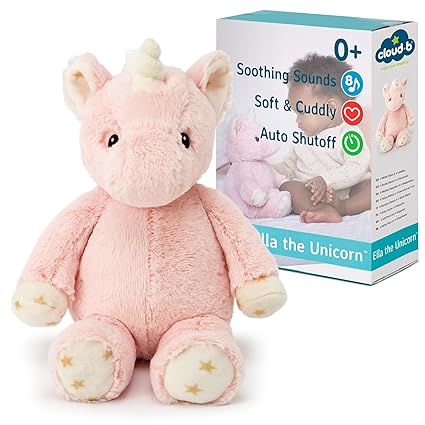 Sound Machine with White Noise Soothing Sounds | Cuddly Stuffed Animal
