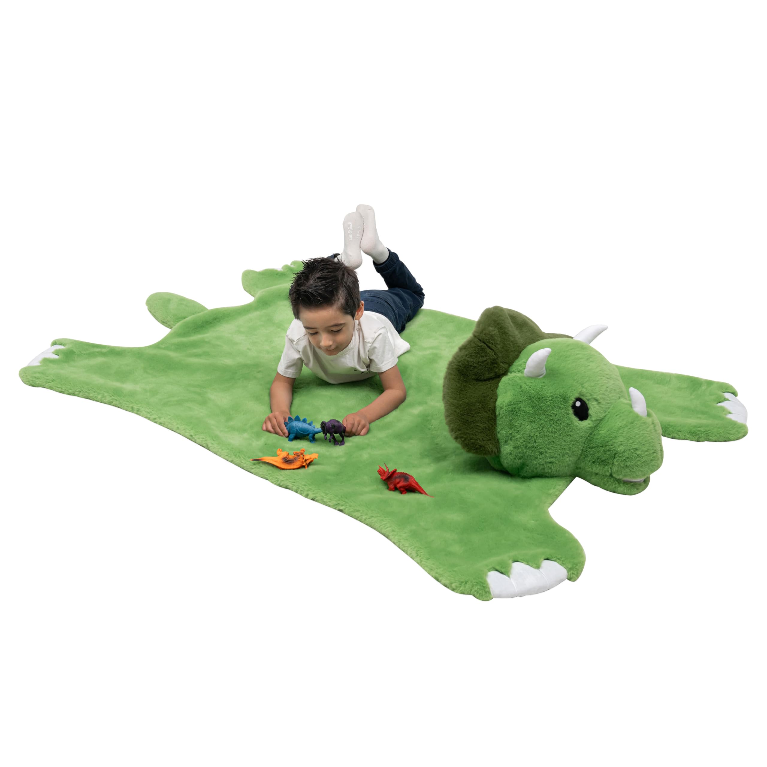 Animal Rug for Kids Room, Fluffy Nursery and Fur Kids Rugs for Playroom