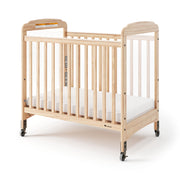 Serenity Compact Clearview Daycare Crib, Fixed Side