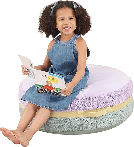 Macaron Bean Bag Chair for Kids and Teens
