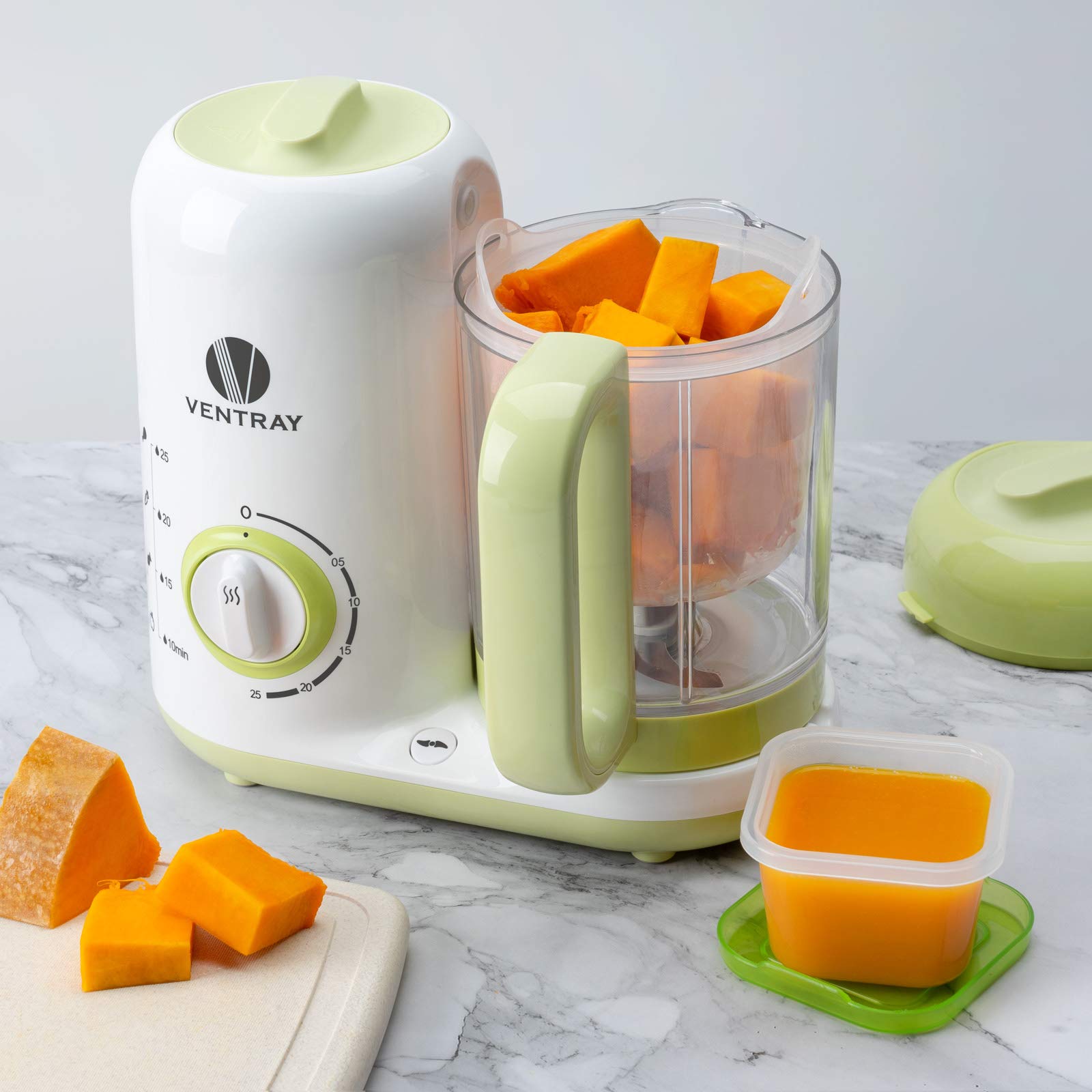 Baby Food Maker, Puree Food Processor Steamer Blender Cooker Warmer Machine