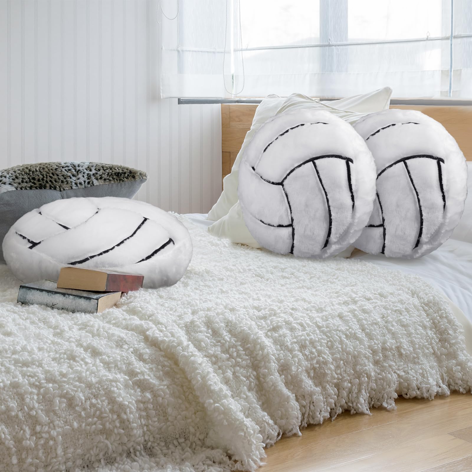 Basketball Softball Football Soccer Volleyball Tennis Pillow Sports