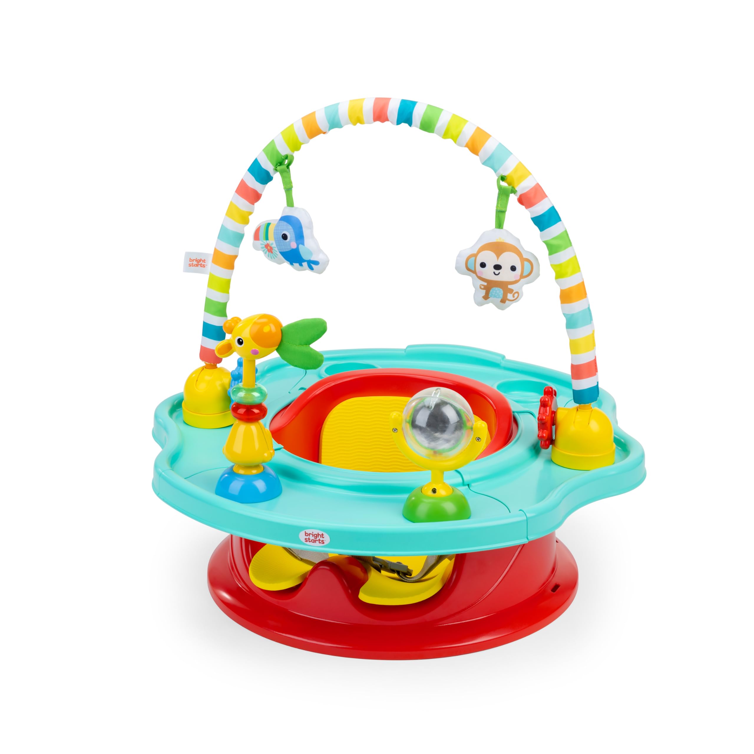 3-in-1 Baby Activity Seat with Toys and Booster