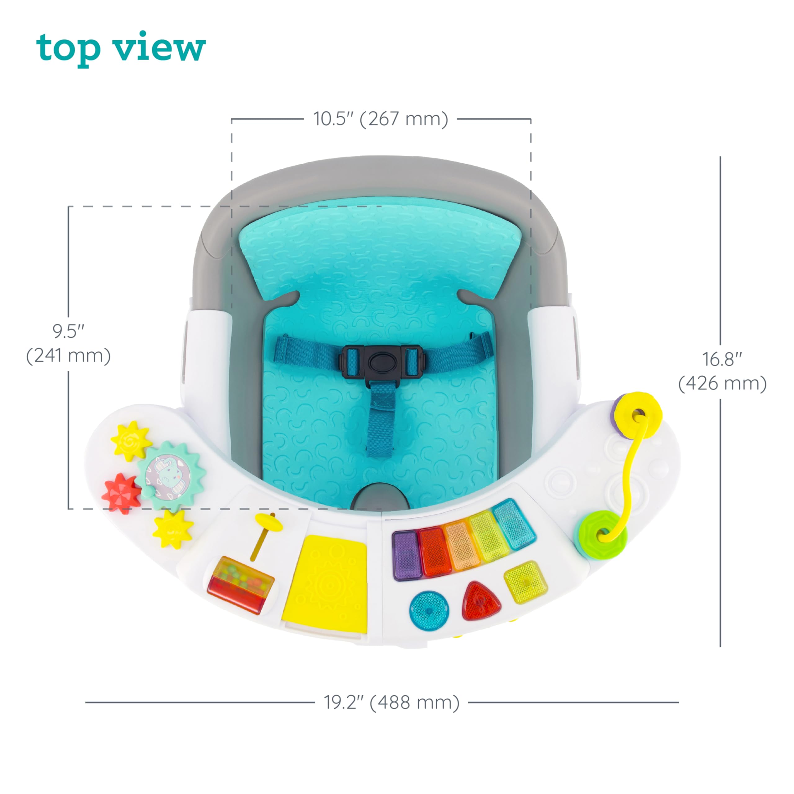 3-in-1 Baby Activity Center and Booster Seat