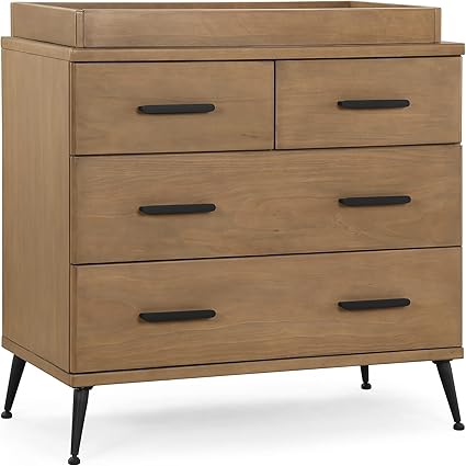 Sloane 4 Drawer Dresser with Changing Top and Interlocking