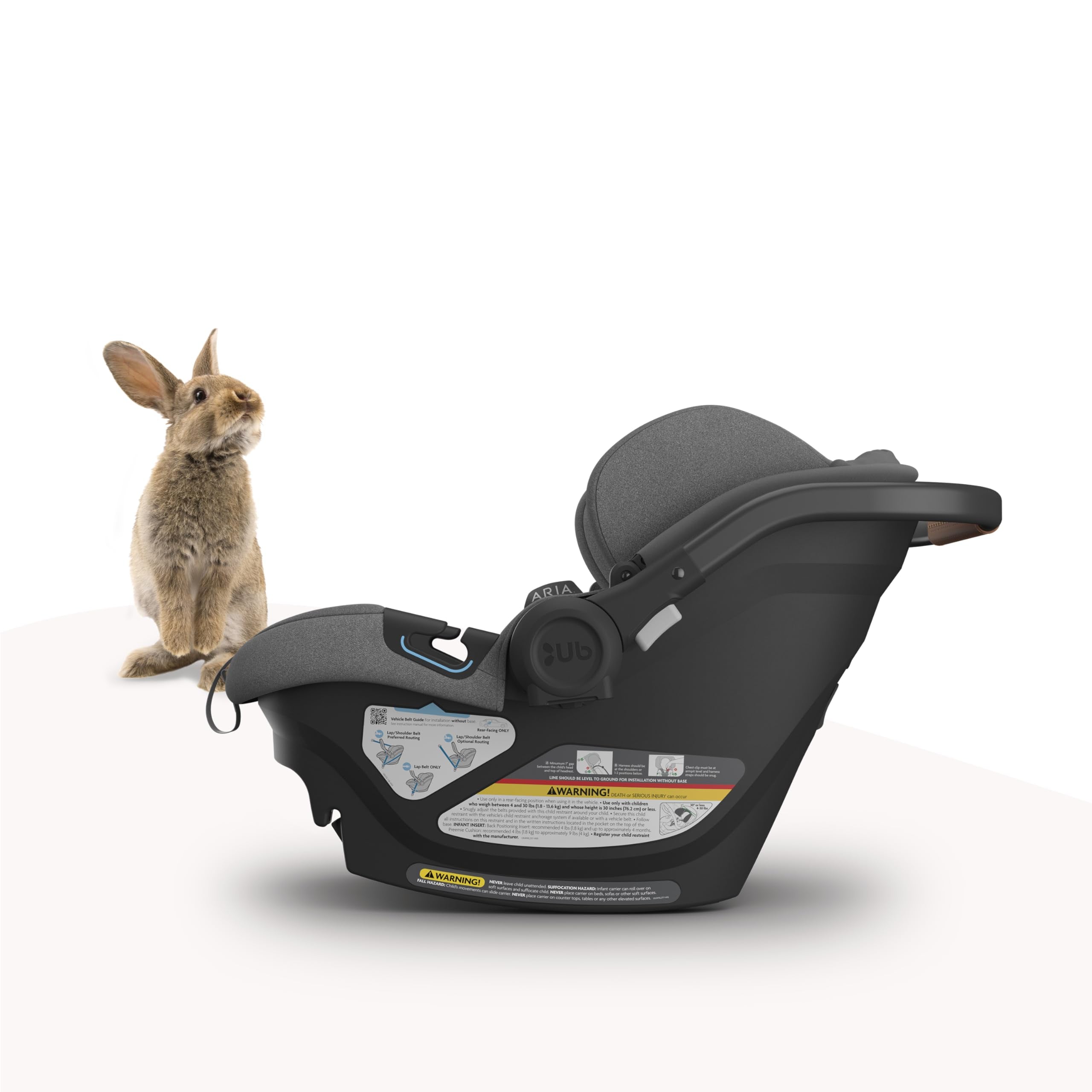 Aria Lightweight Infant Car Seat/Just Under 6 lbs for Easy Portability/Base