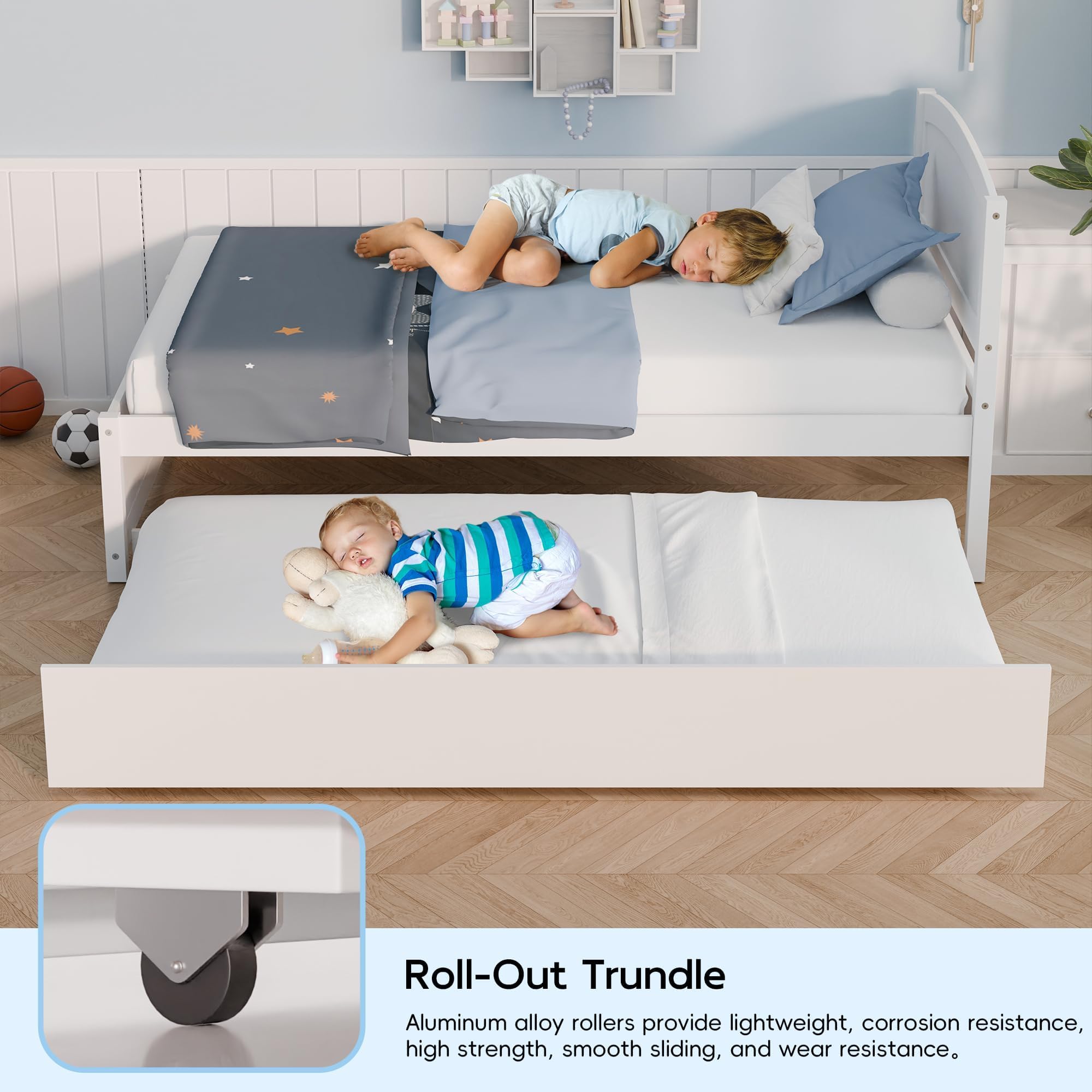 Twin Daybed with Pull-Out Trundle