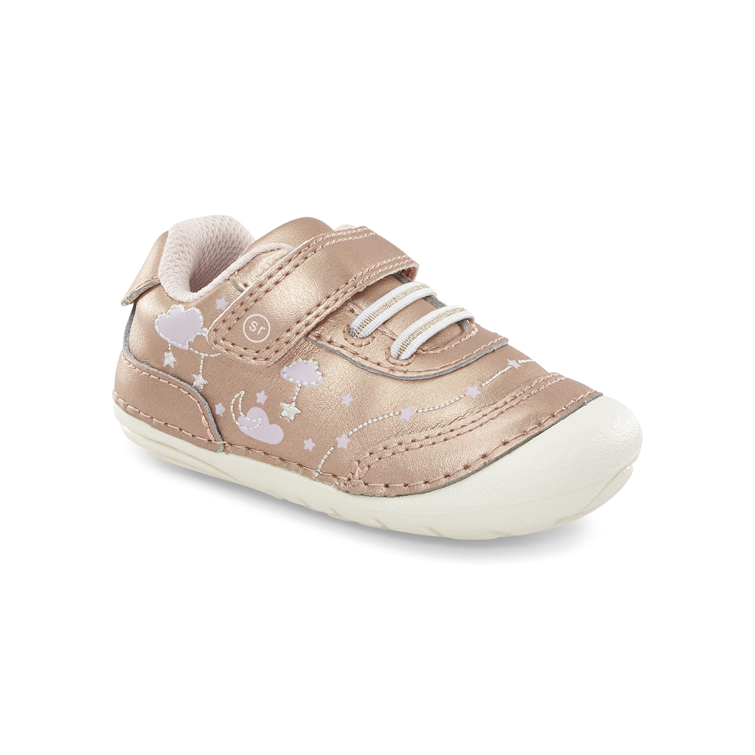 Stride Rite Baby Girls Soft Motion Adalyn First Walker Shoe, Rose Gold, 3.5 Infant US