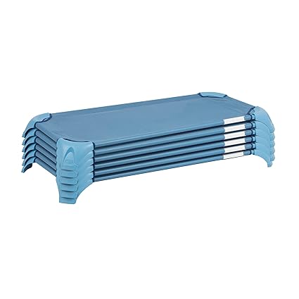 ECR4Kids Stackable Cozy Cot with Storage, Classroom Furniture