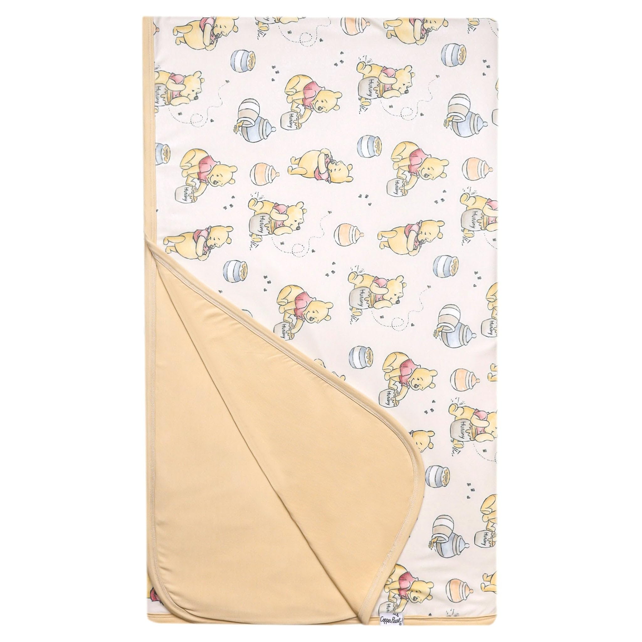 Jumbo Premium Knit 3 Layer Stretchy Throw Blanket Hunny