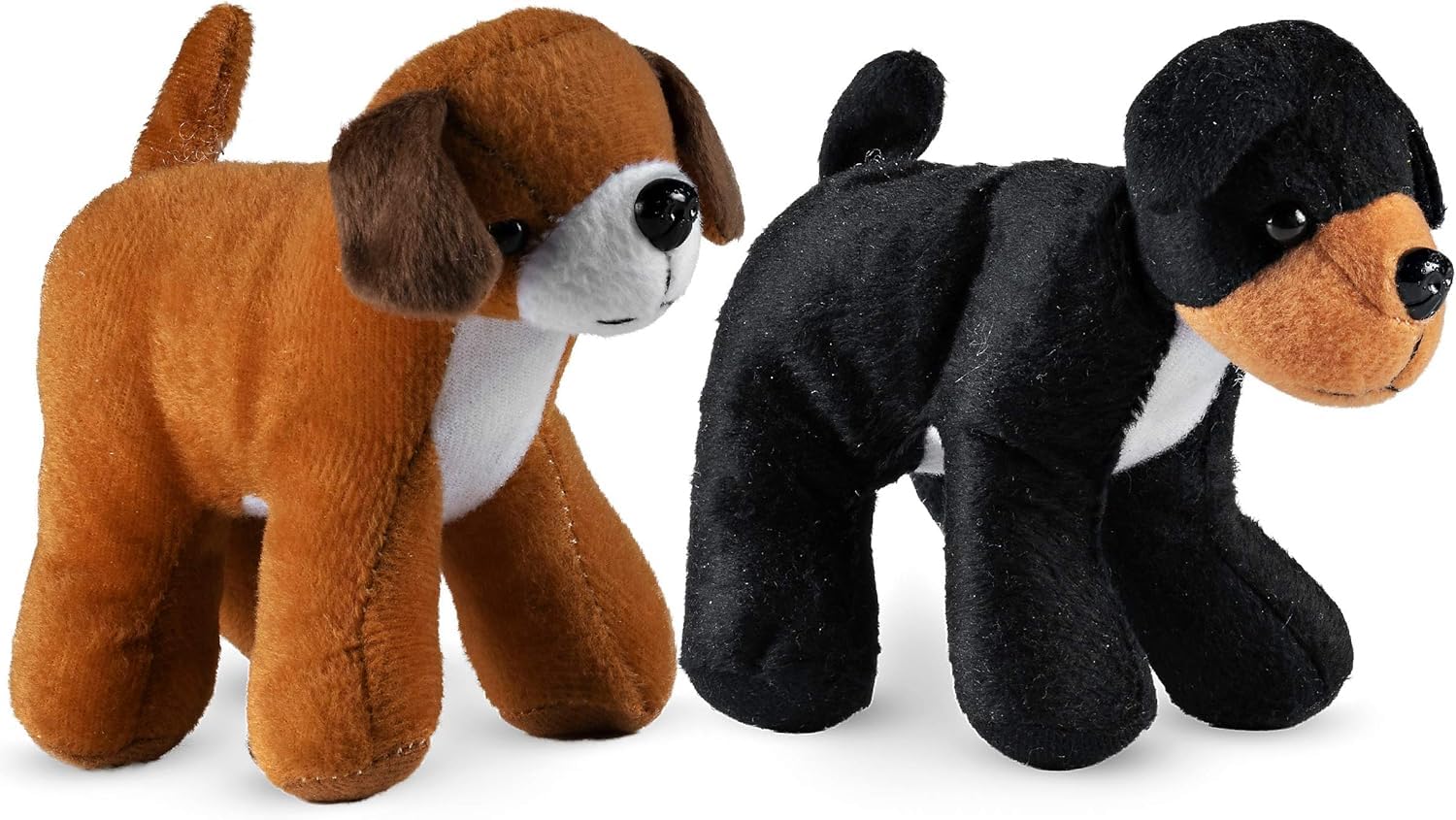 Plush Puppy Dogs - (Pack of 36) 6 Inches Tall Stuffed Animals Bulk Assorted Puppies
