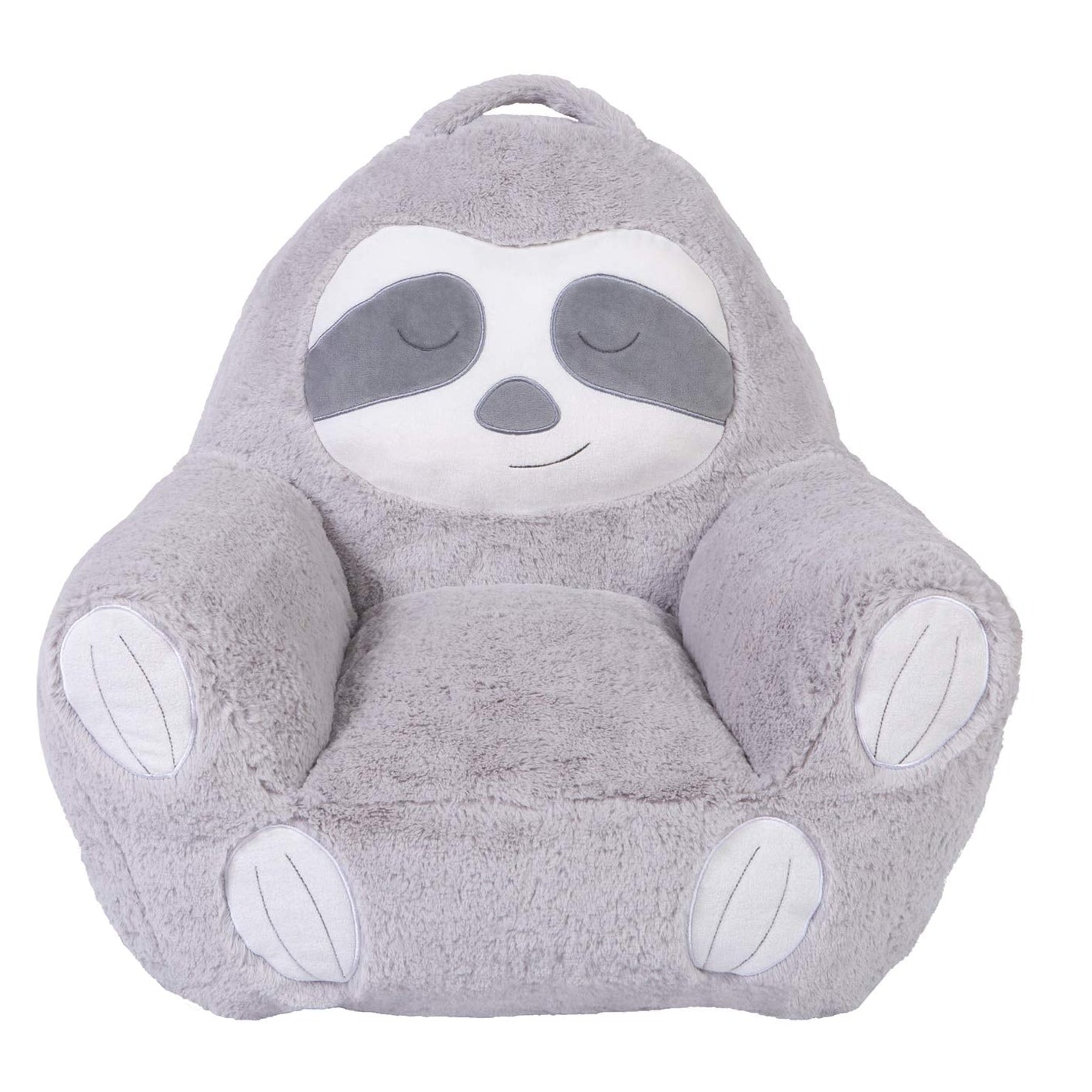 Sloth Toddler Plush Character Kids Chair Comfy Pillow Chair for Boys and Girls