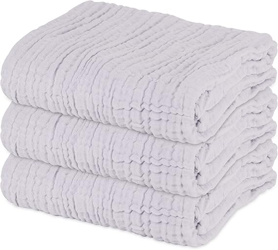 Towels Muslin Bath Towel 3Pack Infant Towels for Newborn Boy Girl