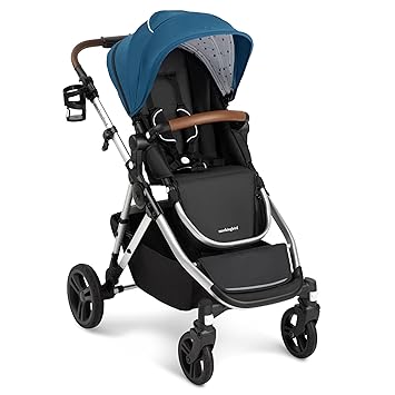 Single-to-Double Stroller 2.0 - Modular Full-Size Baby Stroller for 1