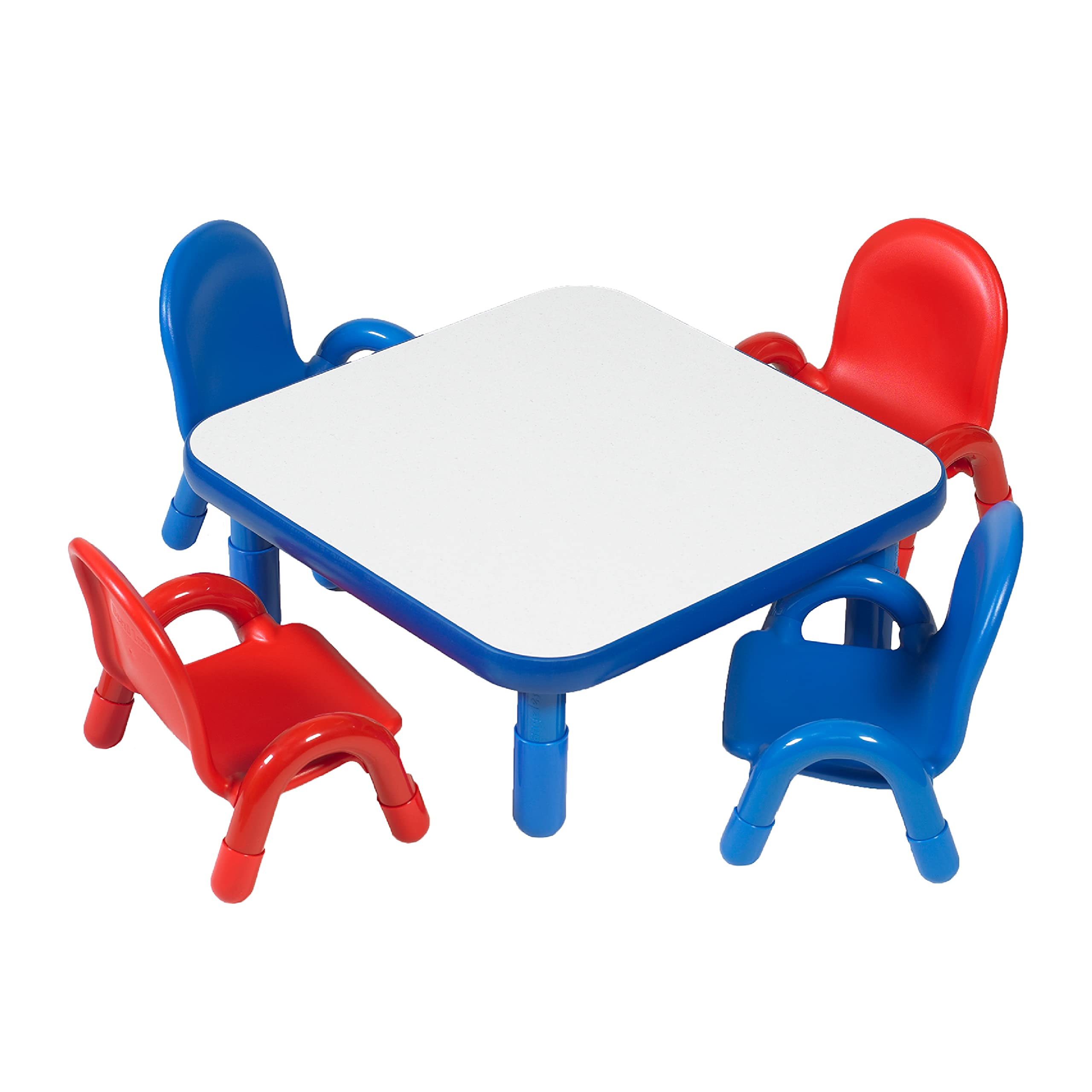 Children’s Factory BaseLine Kids Table and Chair Set, Toddler and Kids Classroom Furniture, Daycare Table and Chairs Set