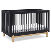 Poppy 4-in-1 Convertible Crib, Midnight Grey/Natural