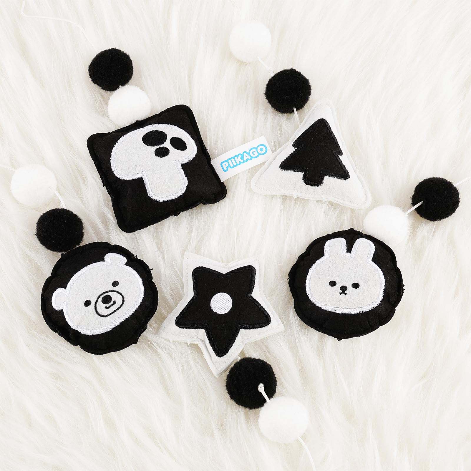 Montessori Crib Mobile – High-Contrast Baby Mobile for Crib