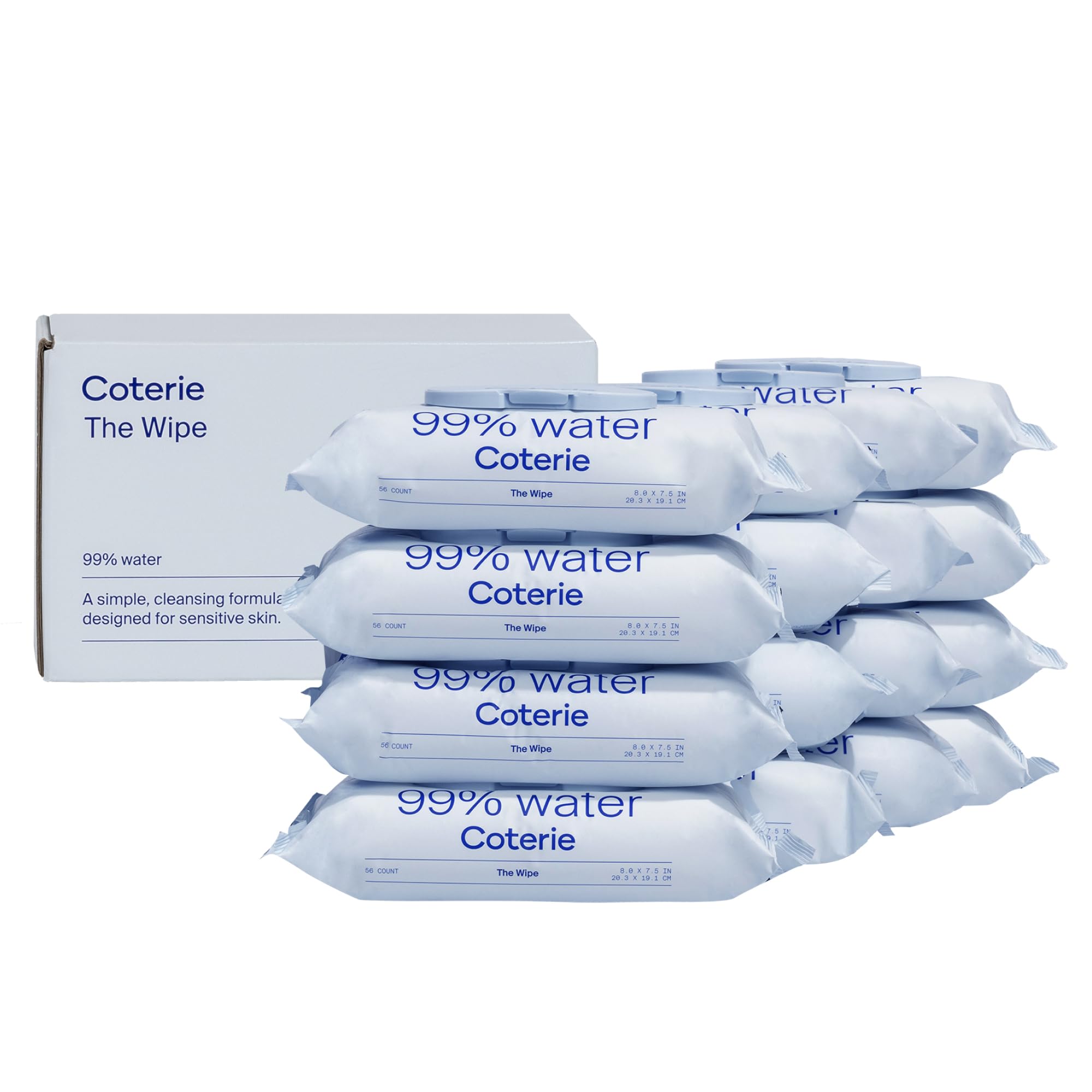 Baby Wipes for Sensitive Skin, Plant-Based and Plastic