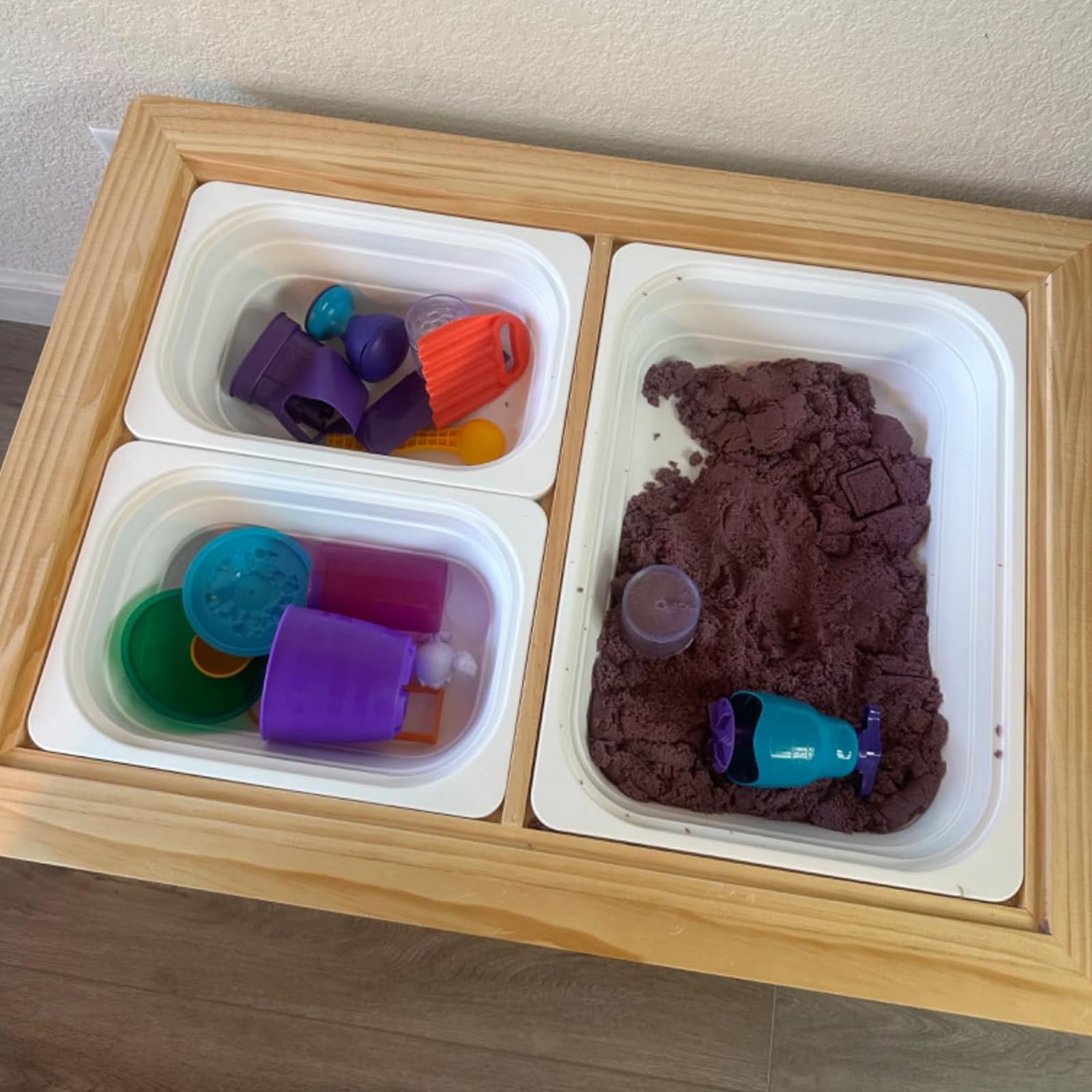 Sensory Table for Toddlers with Storage Bins and Chairs
