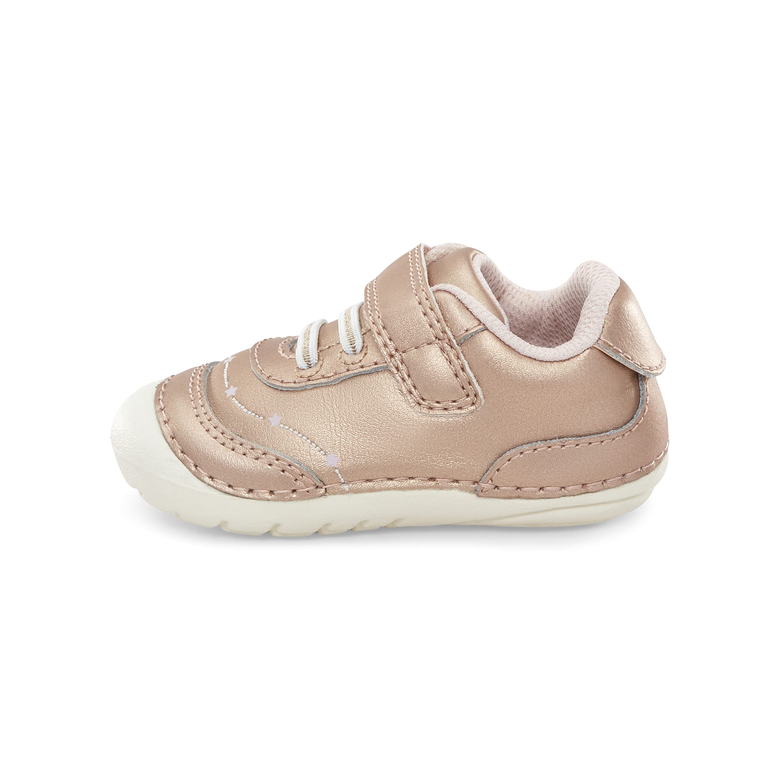 Stride Rite Baby Girls Soft Motion Adalyn First Walker Shoe, Rose Gold, 3.5 Infant US
