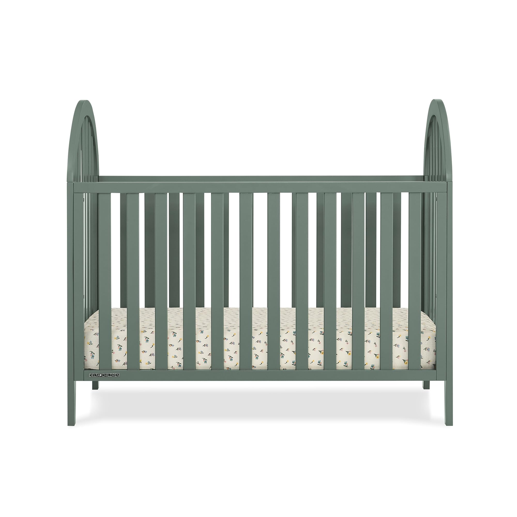 4-in-1 Convertible Crib with Adjustable Mattress Height